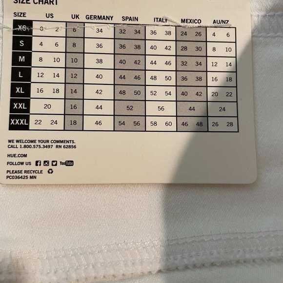 HUE Original Smoothing Denim Leggings X SMALL (818) - Picture 6 of 6